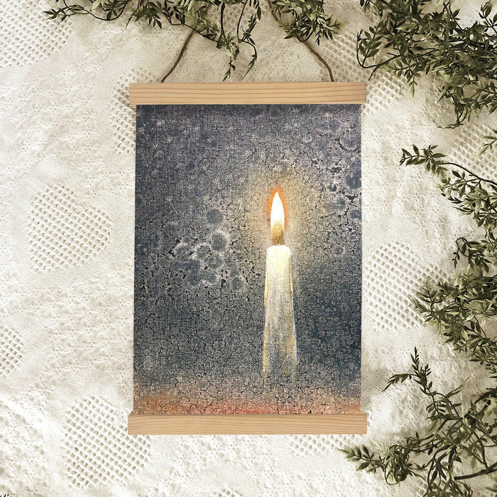 I Am The Light Hanging Canvas Wall Art - Jesus Picture - Jesus Portrait Canvas - Religious Canvas