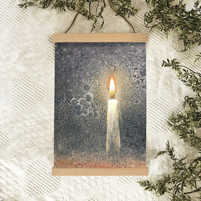 I Am The Light Hanging Canvas Wall Art - Jesus Picture - Jesus Portrait Canvas - Religious Canvas