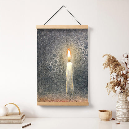 I Am The Light Hanging Canvas Wall Art - Jesus Picture - Jesus Portrait Canvas - Religious Canvas