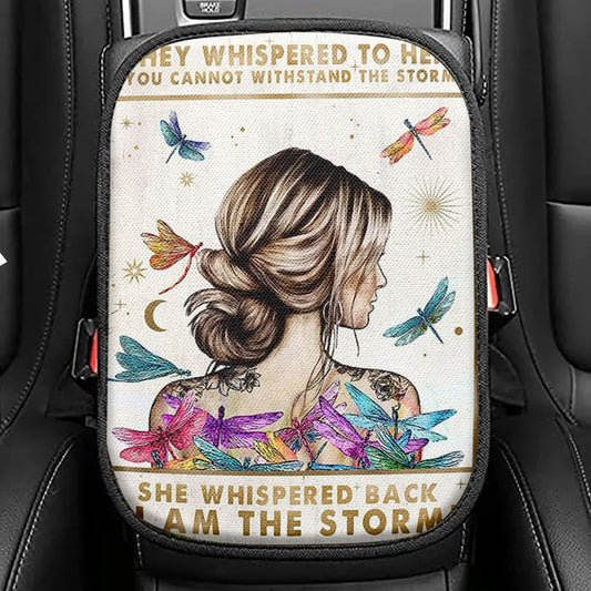 I Am The Storm Seat Box Cover, Encouragement Gifts For Women, Boho Car Interior Accessories