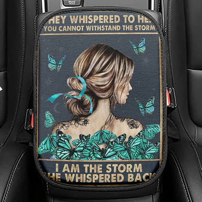I Am The Storm Seat Box Cover, Encouragement Gifts For Women, Scripture Car Interior Accessories