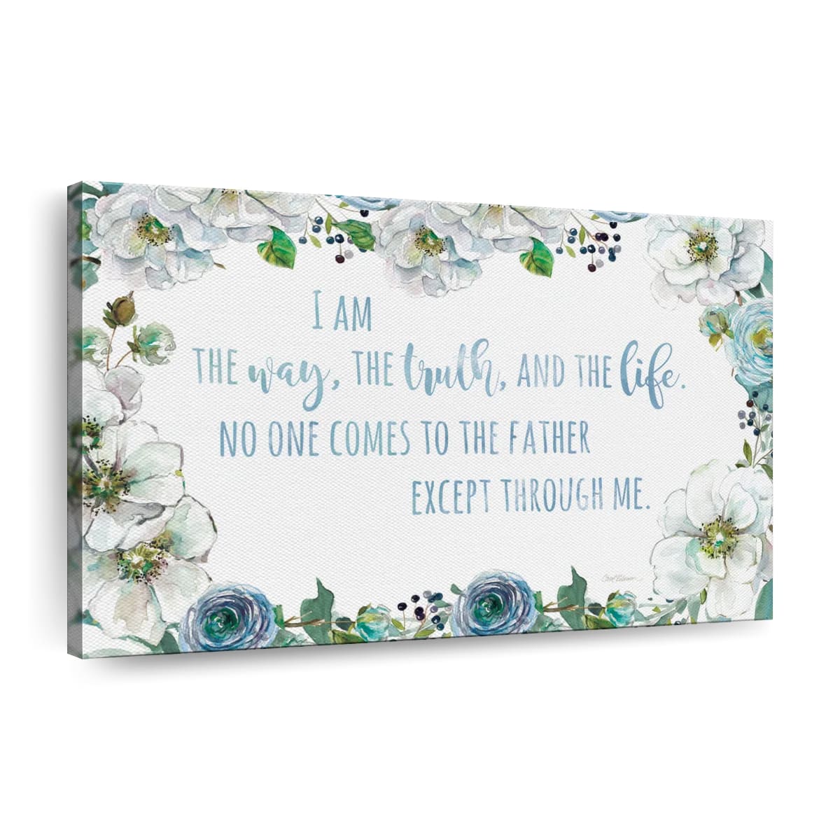 I Am The Way Canvas Wall Art - Christian Canvas Wall Art - Religious Wall Art Canvas