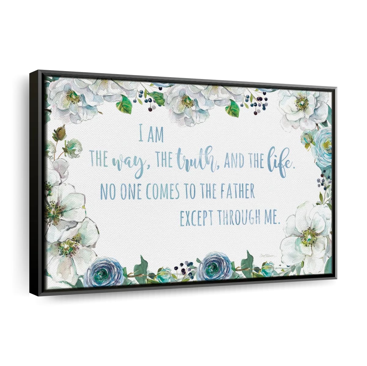 I Am The Way Canvas Wall Art - Christian Canvas Wall Art - Religious Wall Art Canvas