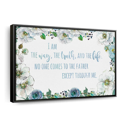 I Am The Way Canvas Wall Art - Christian Canvas Wall Art - Religious Wall Art Canvas