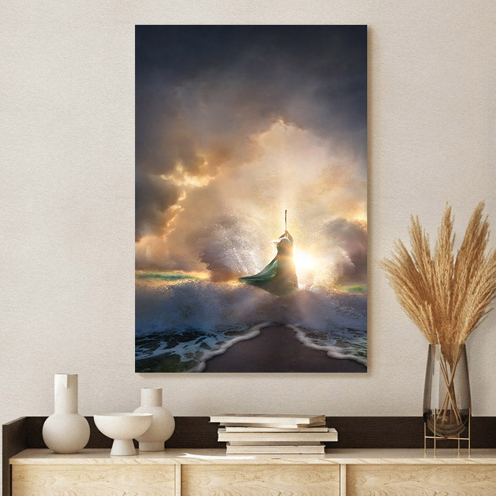 I Am With Thee Canvas Wall Art - Jesus Canvas Pictures - Christian Canvas Wall Art