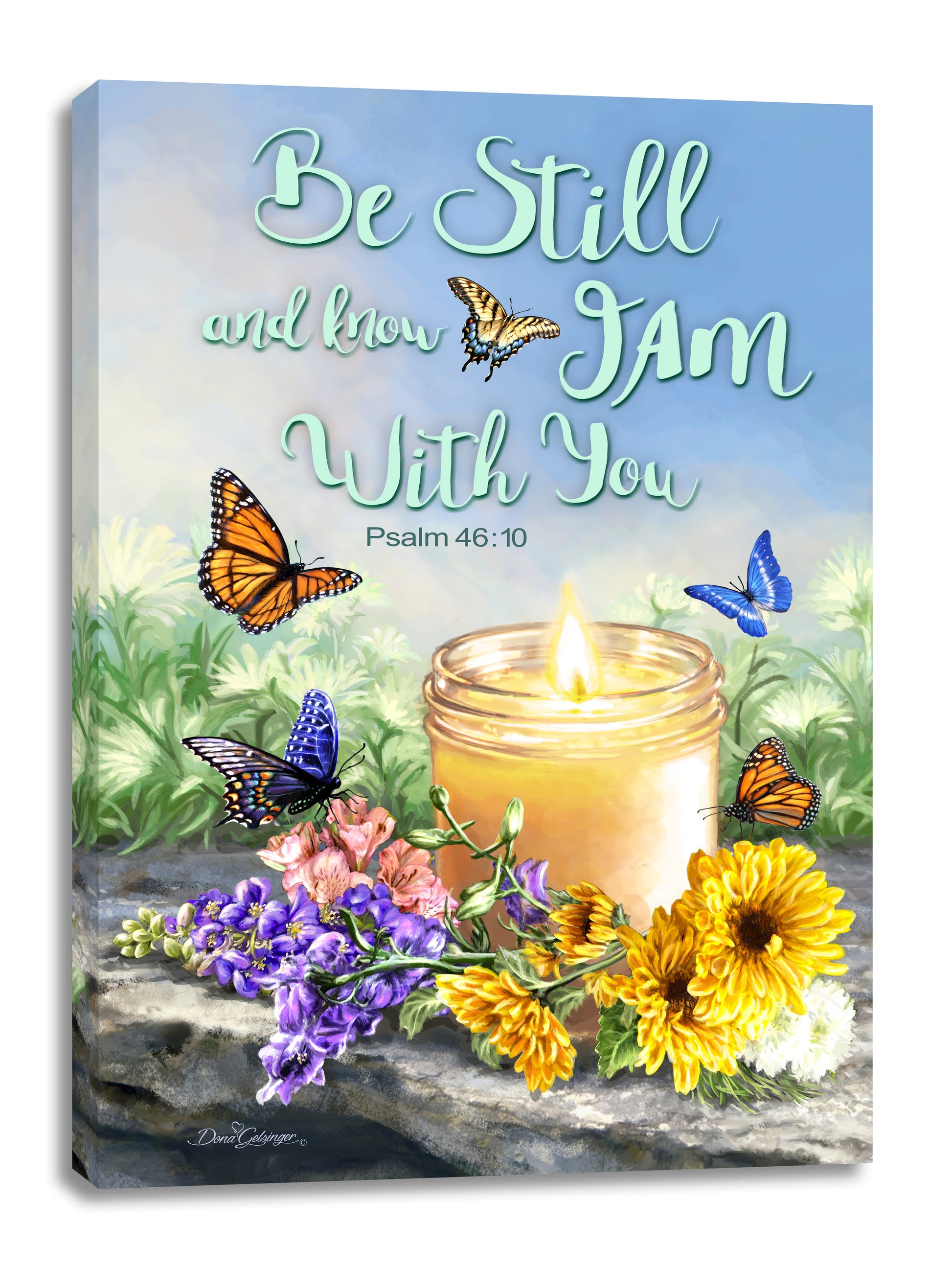 I Am With You Canvas Wall Art - Christian Wall Decor - Religious Gift