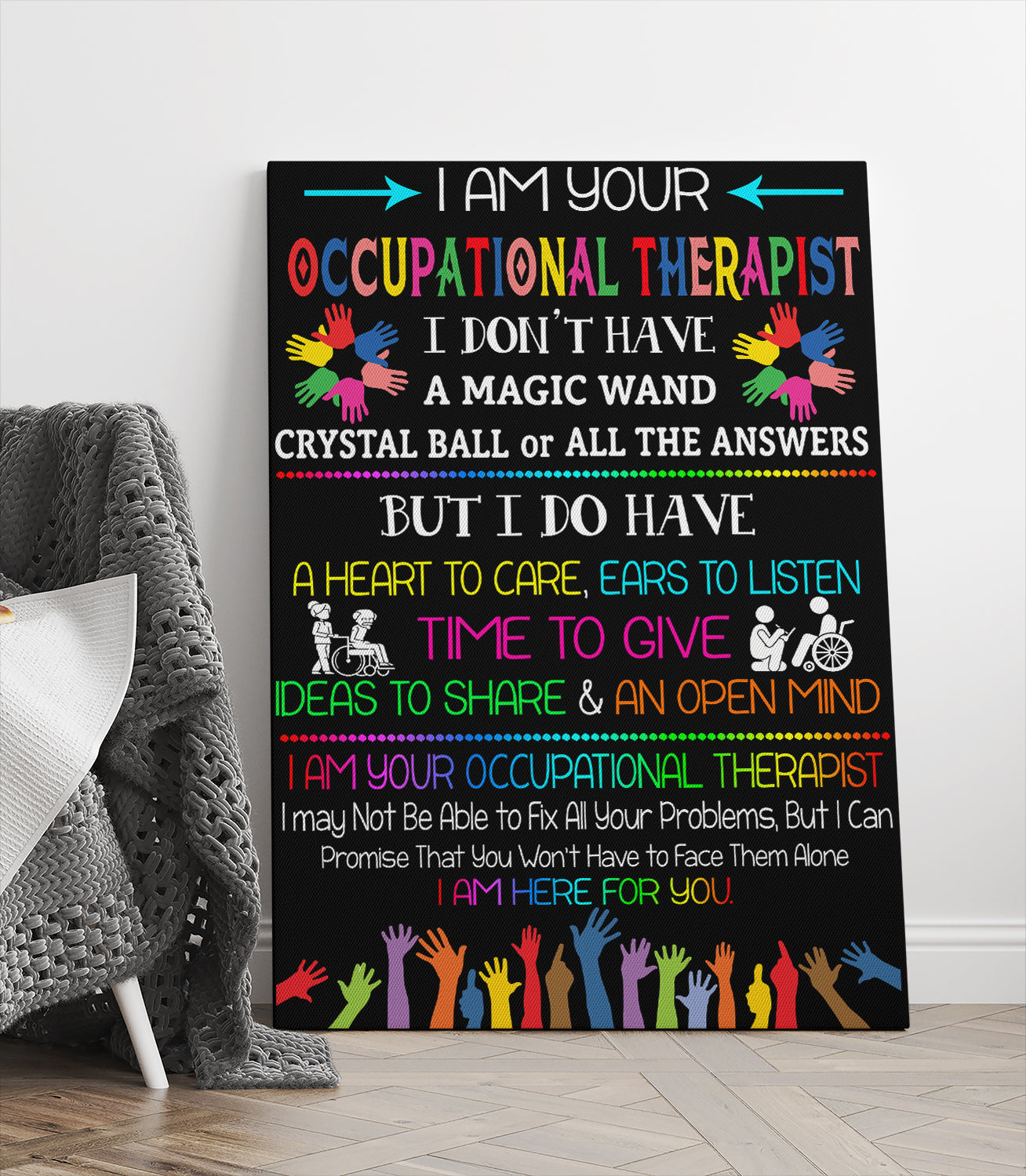 I Am Your Occupational Therapist Canvas Wall Art