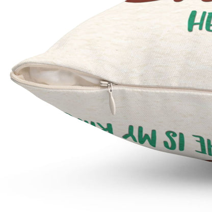 I Believe In Christ He Is My King Christian Pillow