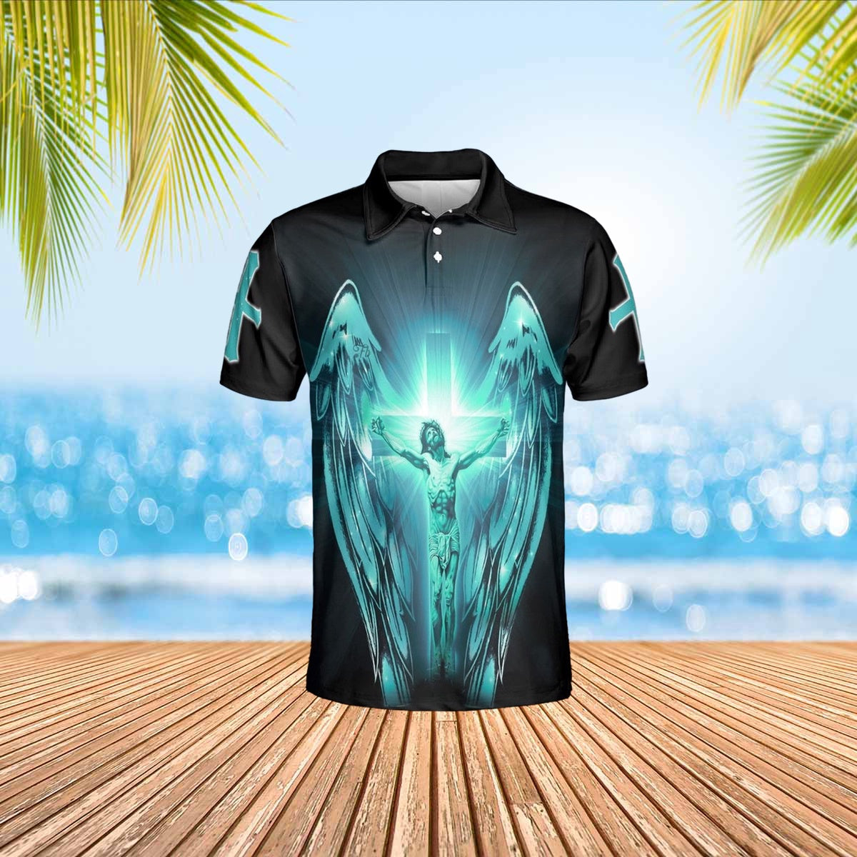 I Believe In God Our Father I Believe In Christ The Son Polo Shirts - Christian Shirt For Men And Women