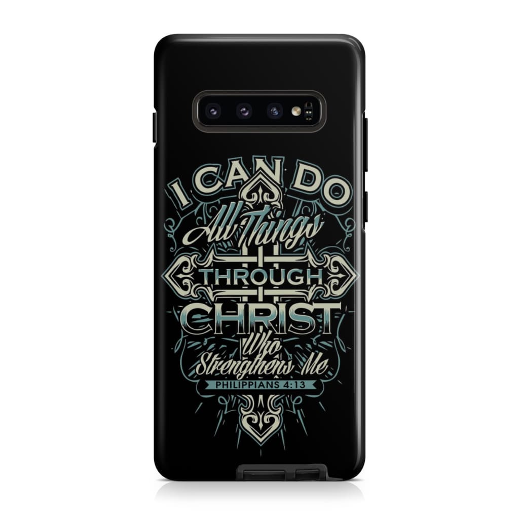 I Can Do Al Things Through Christ Philippians 413 Phone Case - Scripture Phone Cases - Iphone Cases Christian