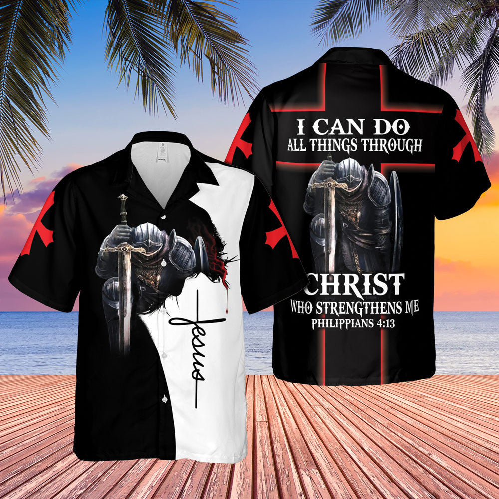 I Can Do All Thing Through Christ Jesus Hawaiian Shirt - Christian Hawaiian Shirt for Men Women