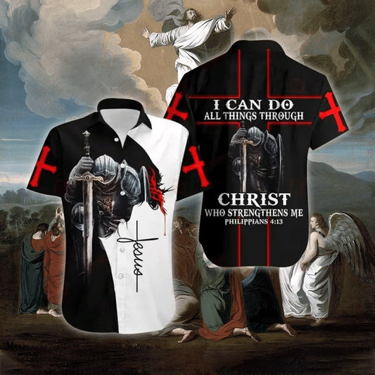 I Can Do All Thing Through Christ Jesus Hawaiian Shirt - Christian Hawaiian Shirts For Men & Women