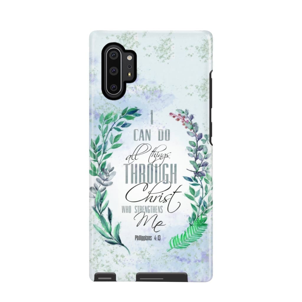 I Can Do All Things Through Christ - Bay Leaf - Christian Phone Case - Inspirational Bible Scripture iPhone Cases