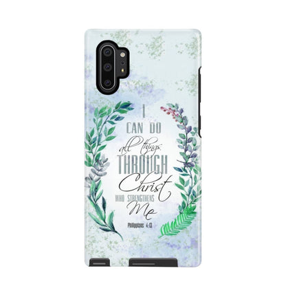 I Can Do All Things Through Christ - Bay Leaf - Christian Phone Case - Inspirational Bible Scripture iPhone Cases