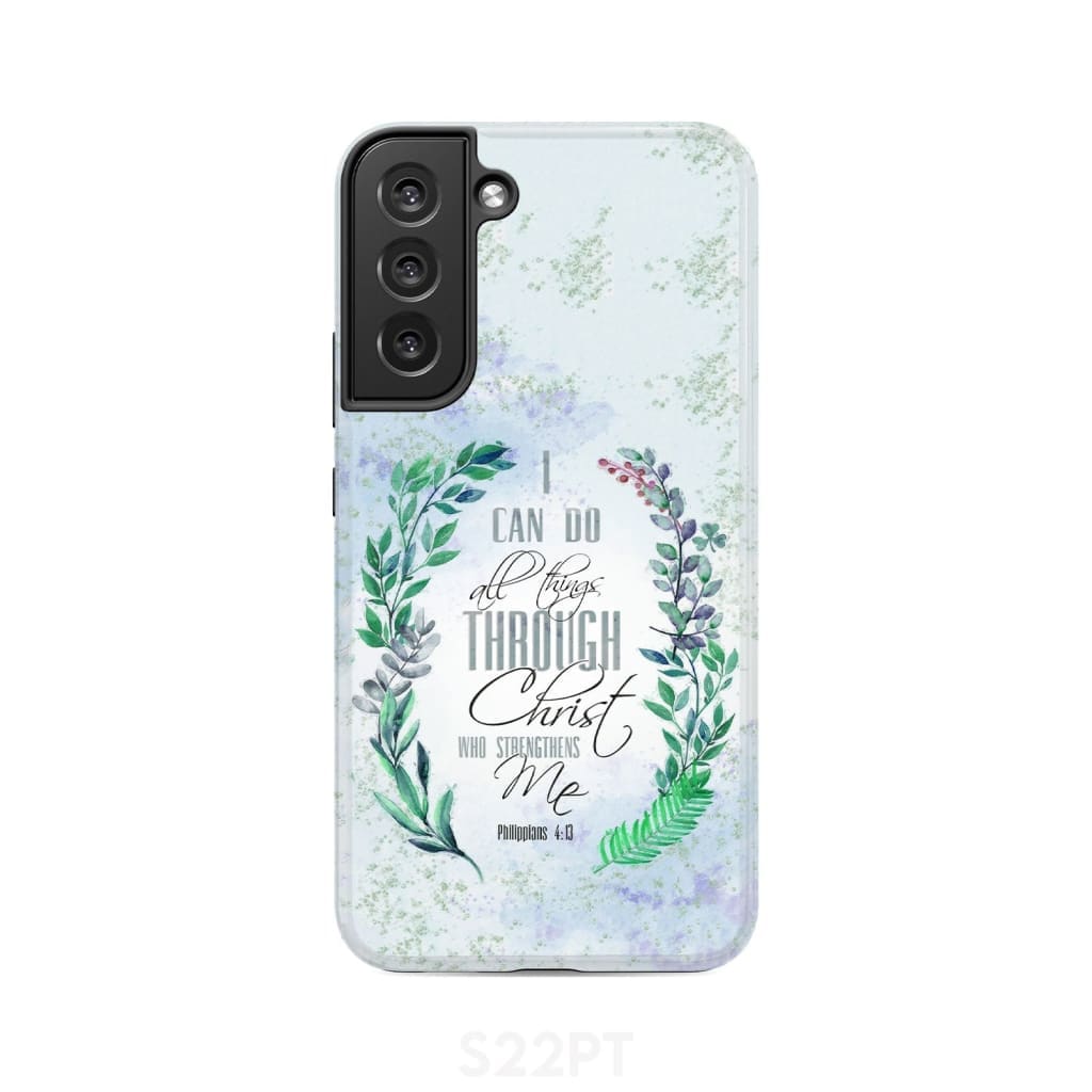I Can Do All Things Through Christ - Bay Leaf - Christian Phone Case - Inspirational Bible Scripture iPhone Cases