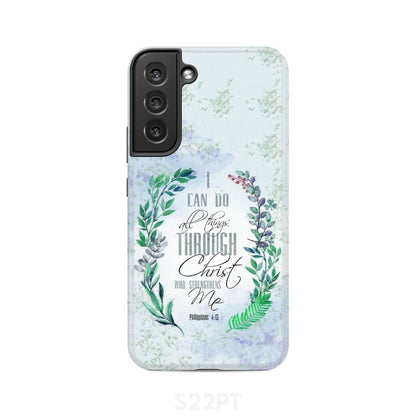 I Can Do All Things Through Christ - Bay Leaf - Christian Phone Case - Inspirational Bible Scripture iPhone Cases