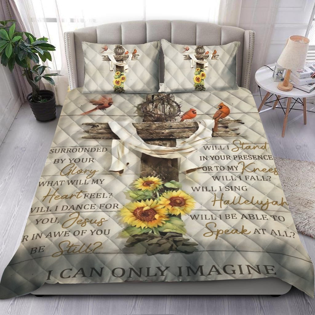 I Can Only Imagine Jesus Quilt Bedding Set - Christian Bedding Sets