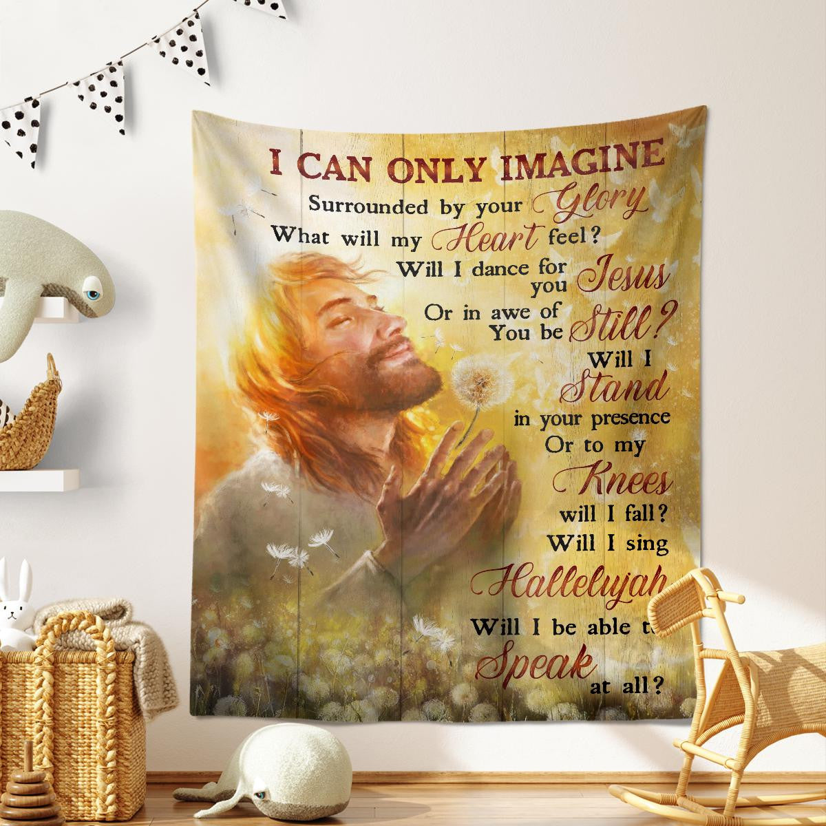 I Can Only Imagine Surrounded By Your Glory God Tapestry Jesus Tapestry Christian Tapestry