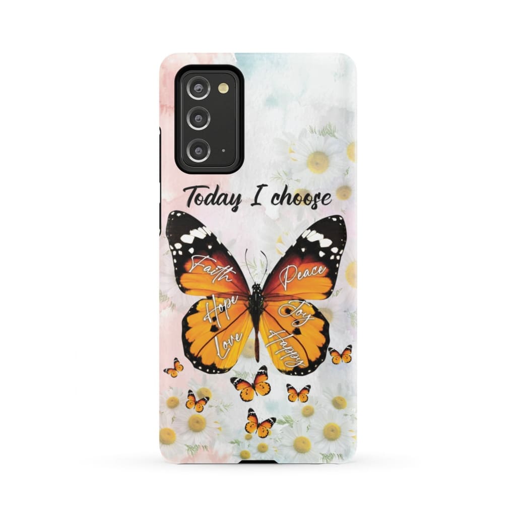 I Choose Faith Hope Love Peace Joy Happy Christian Phone Case - Inspirational Bible Scripture iPhone Cases