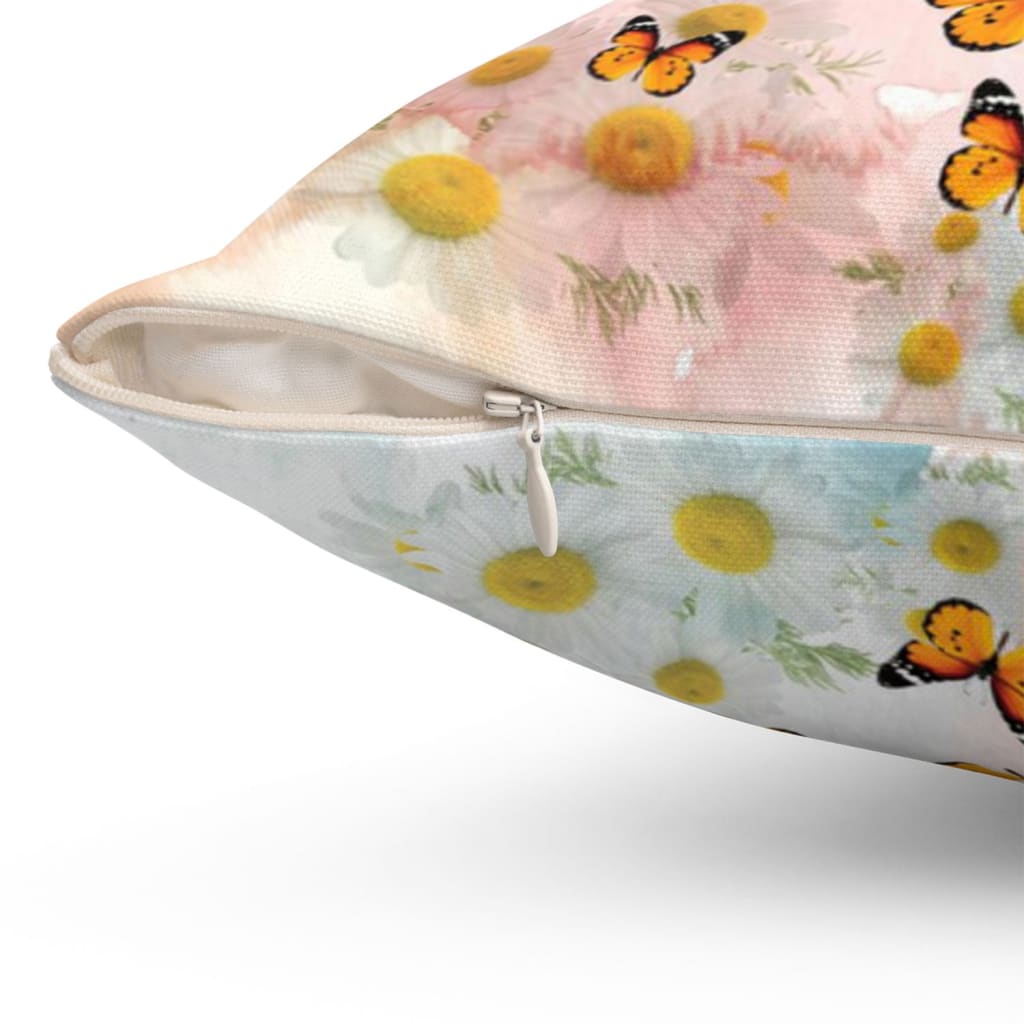 I Choose Faith Hope Love Peace Joy Happy Christian Throw Pillow