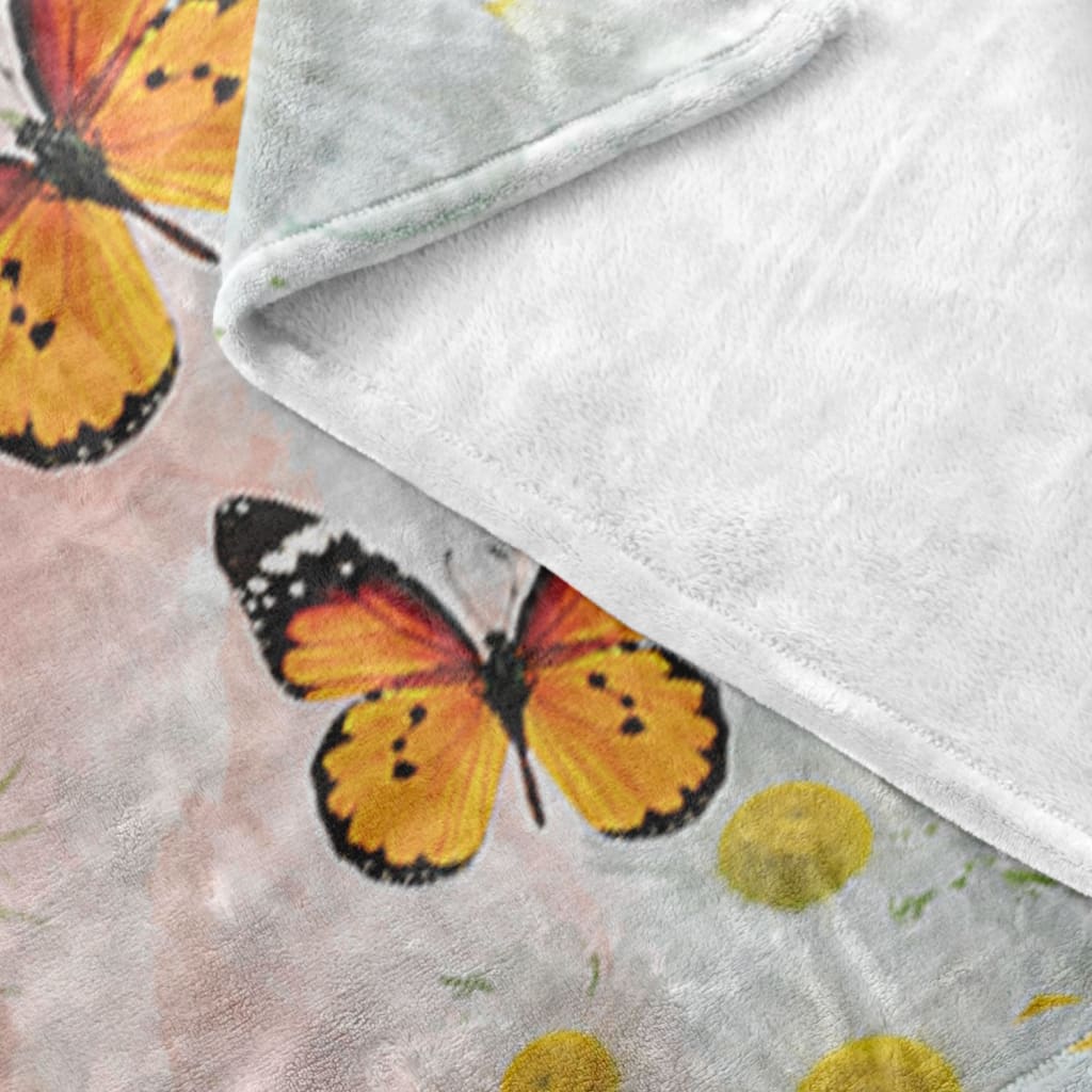 I Choose Faith Hope Love Peace Joy Happy Fleece Blanket - Christian Blanket - Bible Verse Blanket