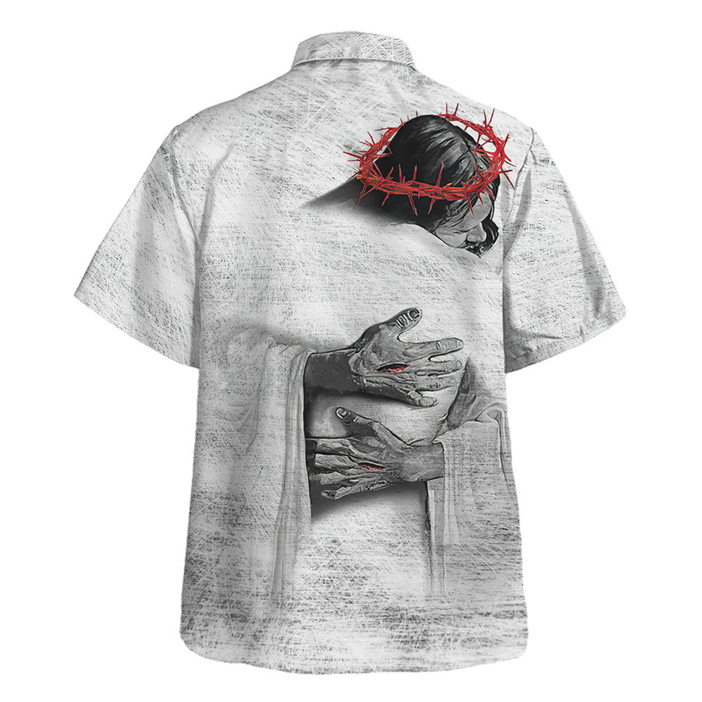 I Fell In Love With The Man Who Died For Me Hawaiian Shirt - Christian Hawaiian Shirt - Religious Hawaiian Shirts