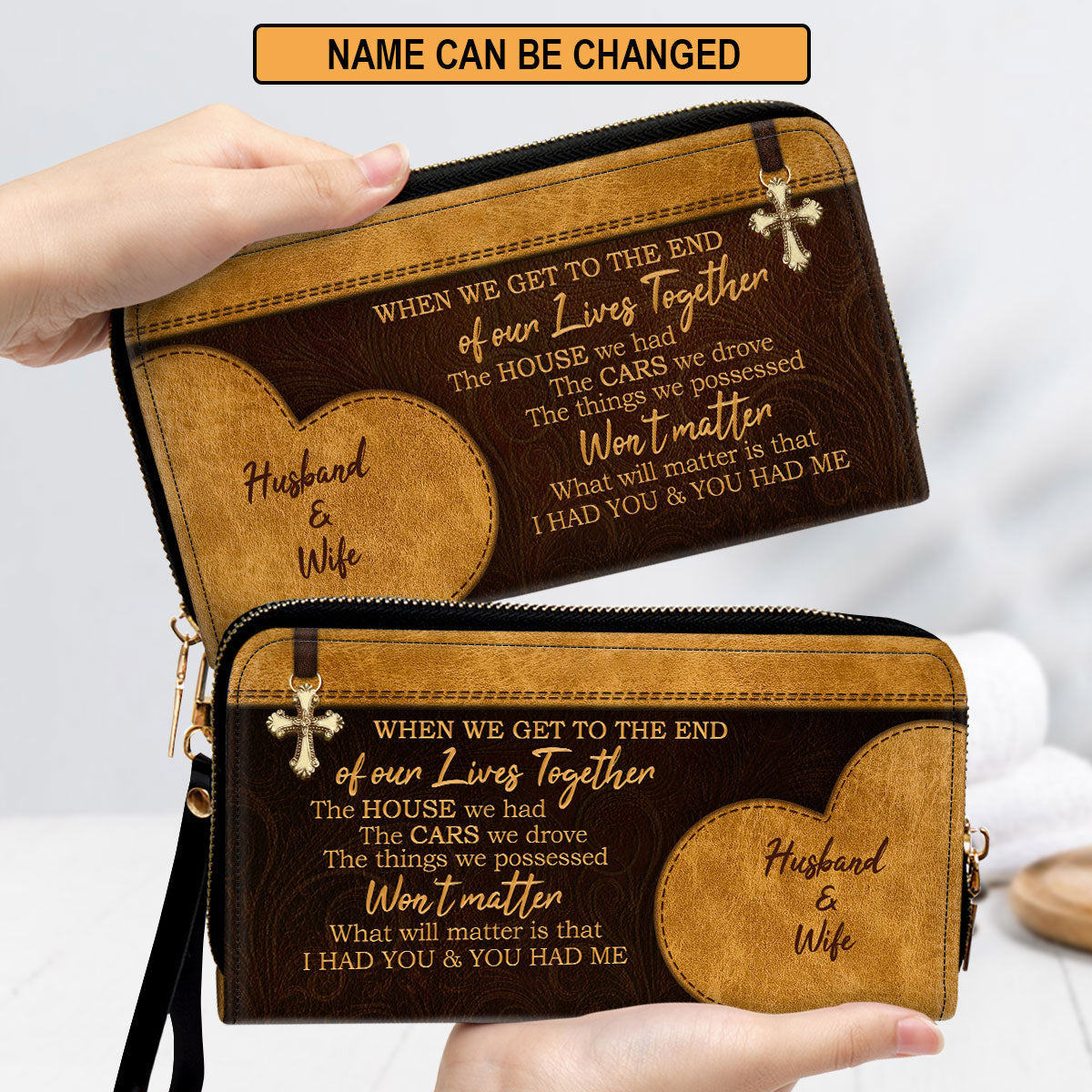 I Had You And You Had Me Clutch Purse For Women - Personalized Name - Christian Gifts For Women