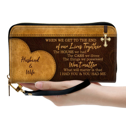 I Had You And You Had Me Clutch Purse For Women - Personalized Name - Christian Gifts For Women