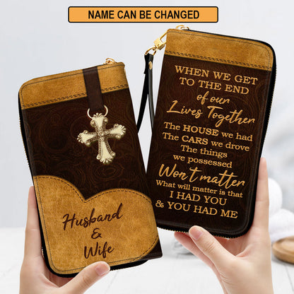 I Had You And You Had Me Valentine Gifts For Wife Clutch Purse For Women - Personalized Name - Christian Gifts For Women