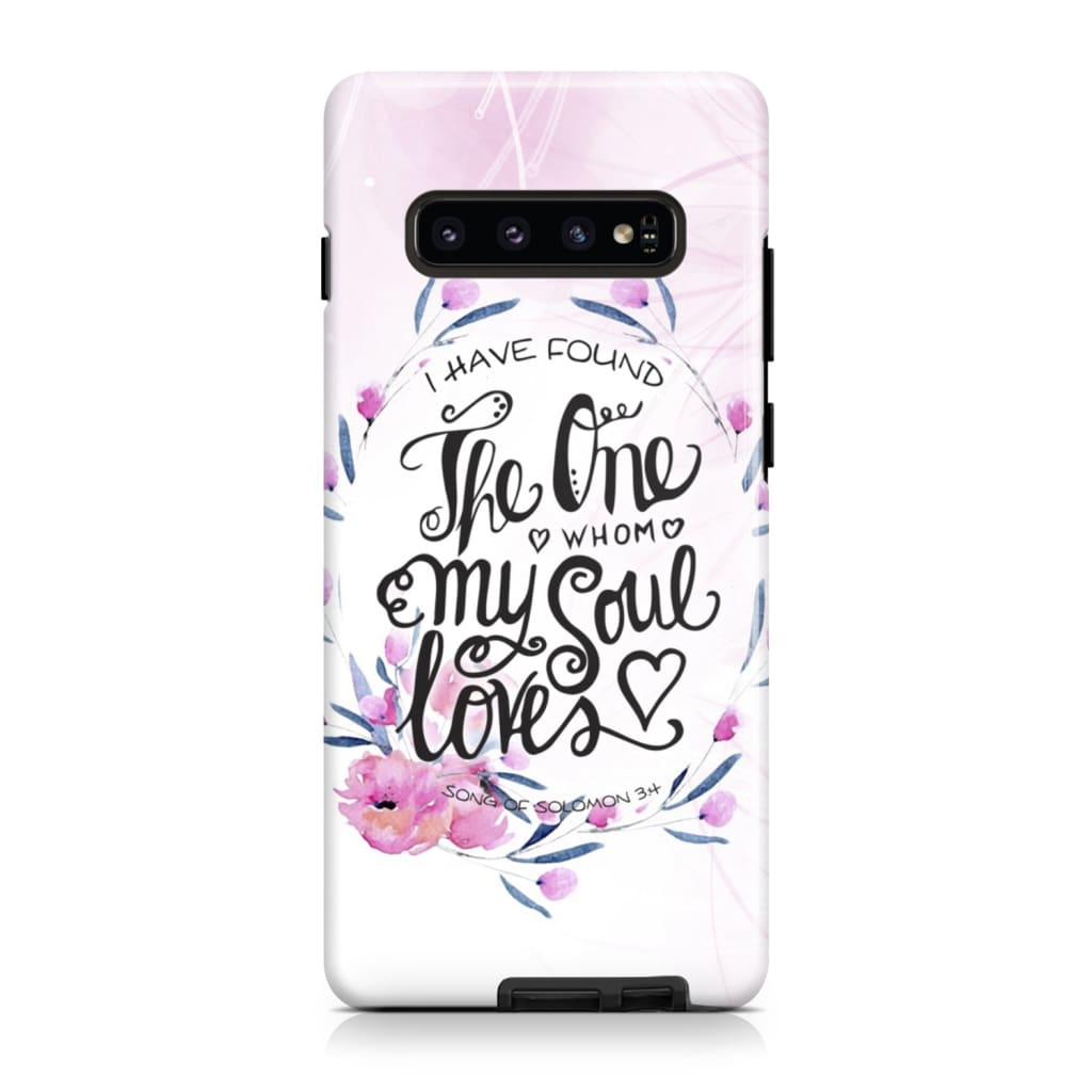 I Have Found The One Whom My Soul Loves Bible Verse Phone Case - Scripture Phone Cases - Iphone Cases Christian