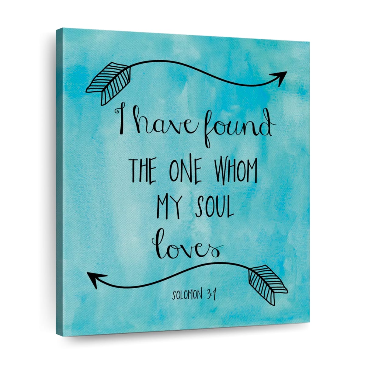 I Have Found The One Whom My Soul Loves Solomon Canvas Wall Art 1 - Canvas Religious Wall Art - Christian Wall Decor Living Room