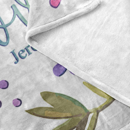 I Have Loved You With An Everlasting Love Jeremiah 313 Fleece Blanket - Christian Blanket - Bible Verse Blanket