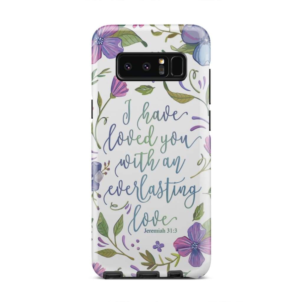 I Have Loved You With An Everlasting Love Jeremiah 313 Phone Case - Inspirational Bible Scripture iPhone Cases