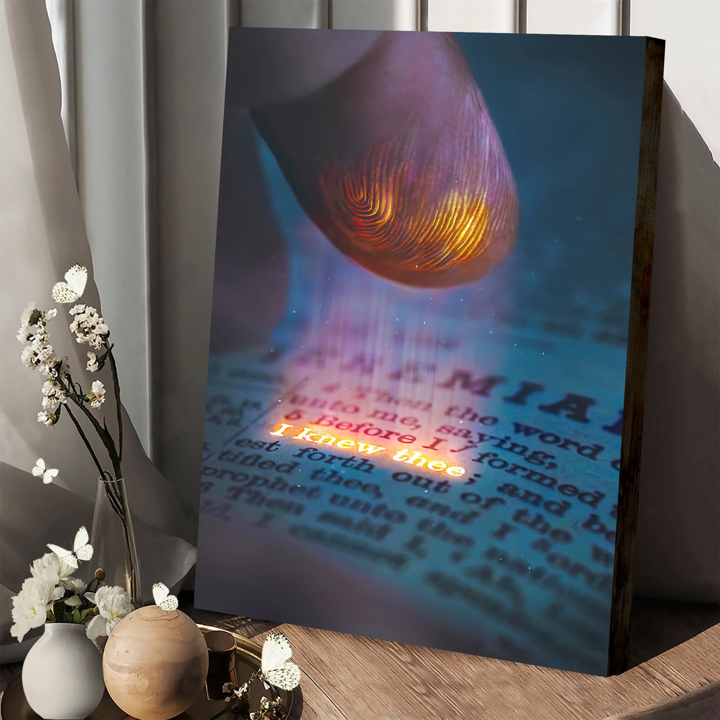 I Knew Thee Wall Art Decor Prints Canvs - Religious Posters