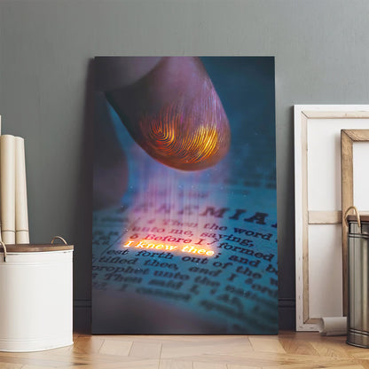 I Knew Thee Wall Art Decor Prints Canvs - Religious Posters