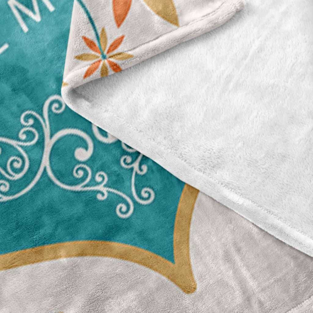 I Know The Lord Is Always With Me Psalm 168 Fleece Blanket - Christian Blanket - Bible Verse Blanket