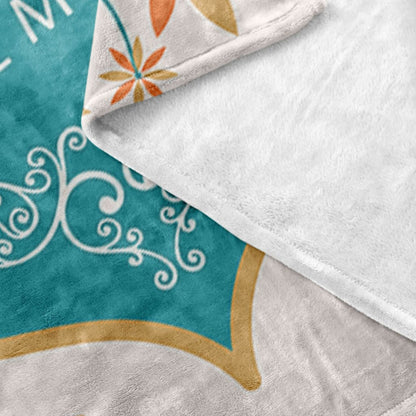 I Know The Lord Is Always With Me Psalm 168 Fleece Blanket - Christian Blanket - Bible Verse Blanket