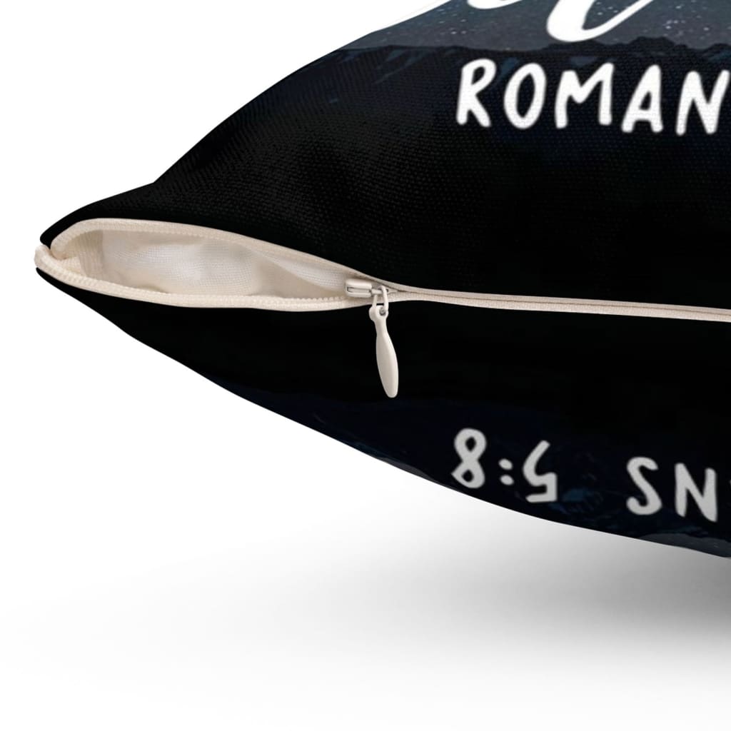I Loved You At Your Darkest Romans 58 Bible Verse Pillow