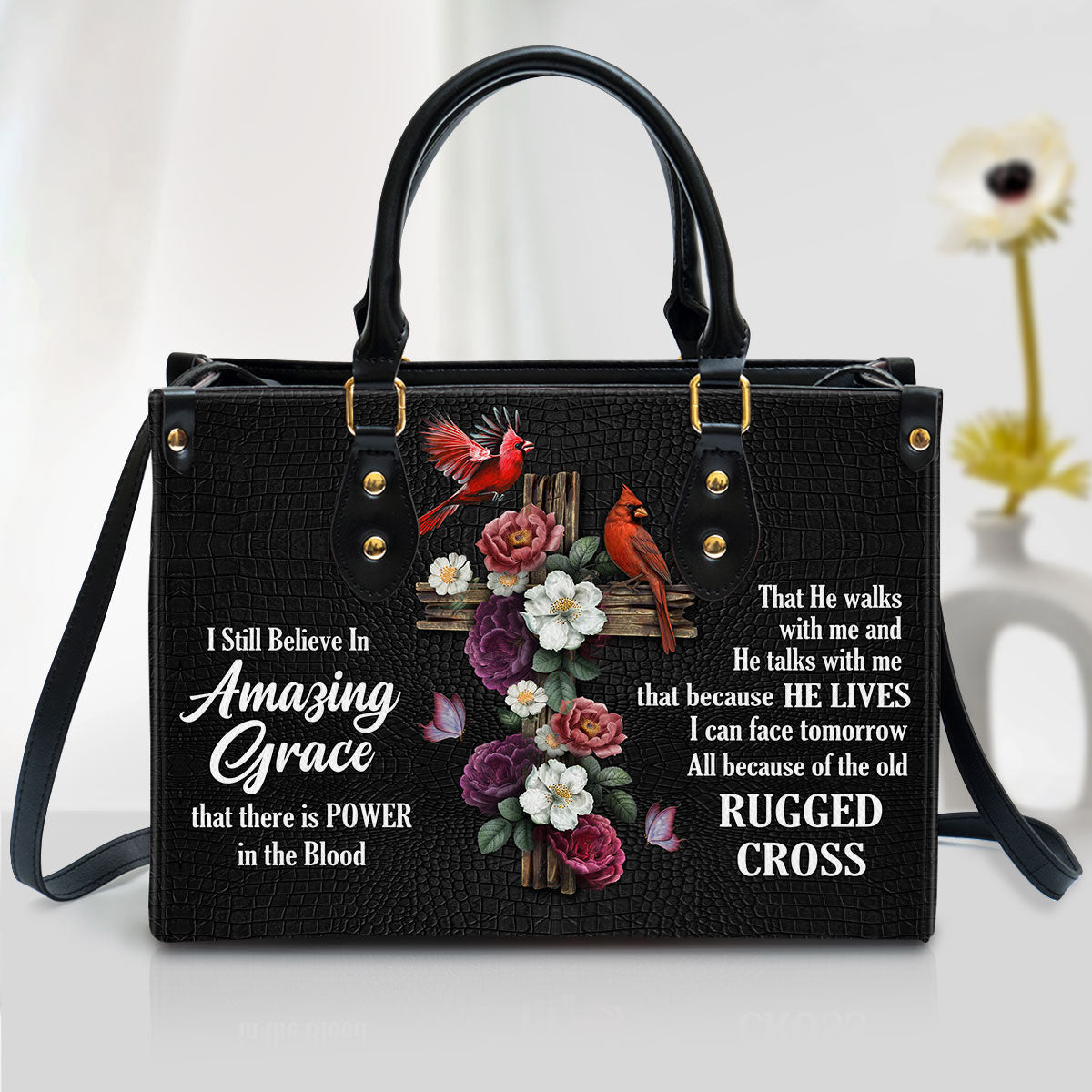 I Still Believe In Amazing Grace Leather Handbag - Religious Gifts For Women - Women Pu Leather Bag