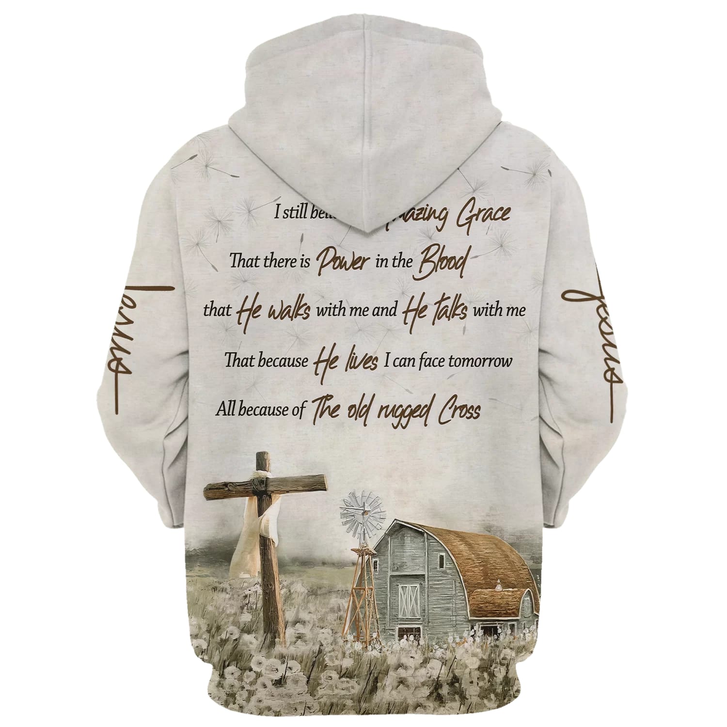 I Still Believe In Amazing Grace That There Is Power In The Blood Hoodie - Men & Women Christian Hoodie - 3D Printed Hoodie