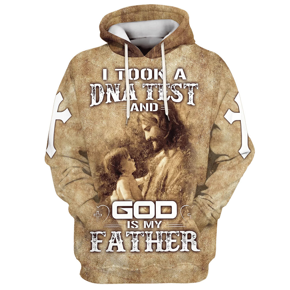I Took A Dna Test And God Is My Father - Jesus And Baby Hoodies - Jesus Hoodie - Men & Women Christian Hoodie - 3D Printed Hoodie