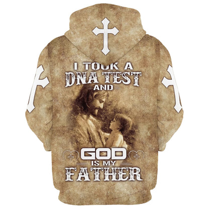 I Took A Dna Test And God Is My Father - Jesus And Baby Hoodies - Jesus Hoodie - Men & Women Christian Hoodie - 3D Printed Hoodie