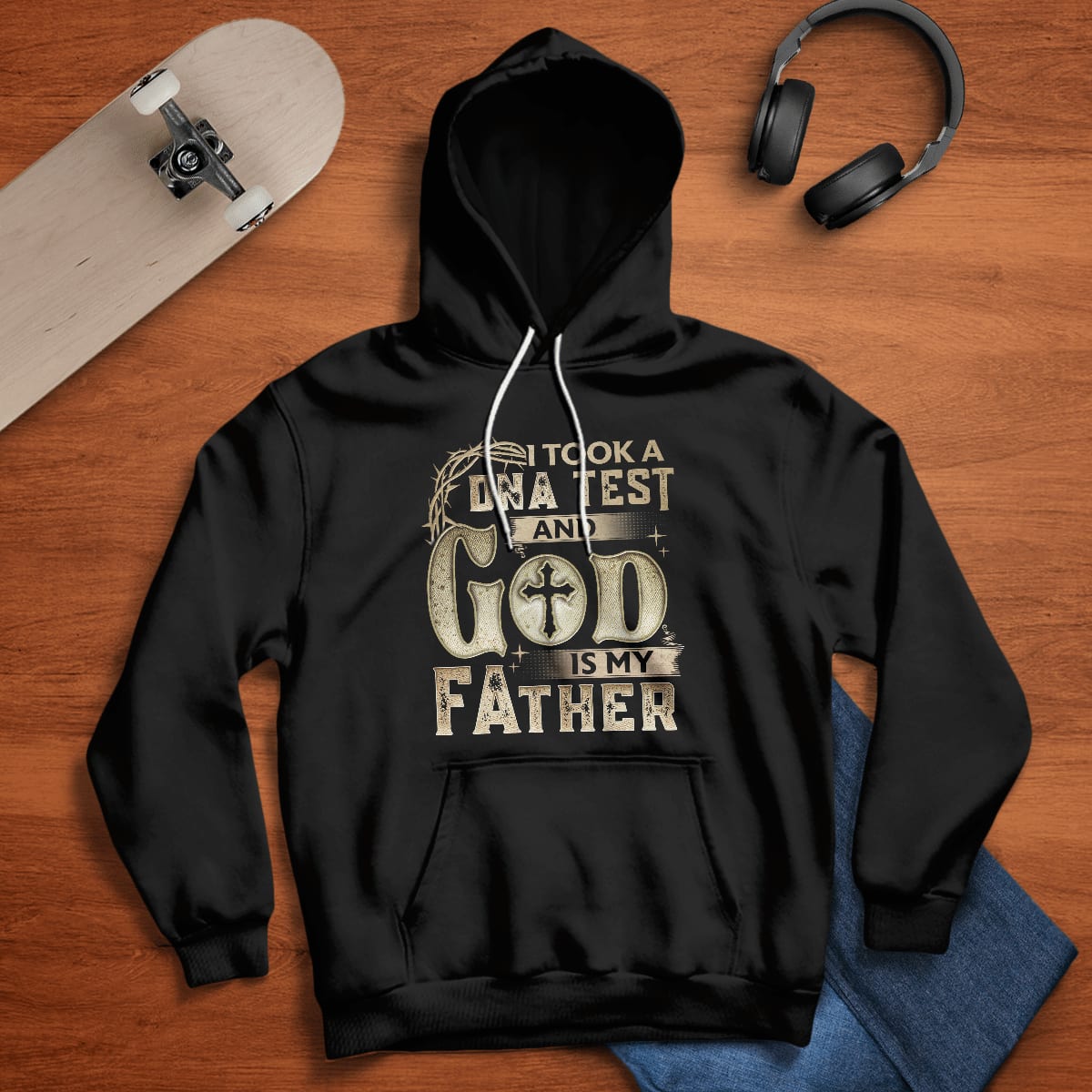 I Took A Dna Test And God Is My Father, Christian T-Shirt, Religious T-Shirt, Jesus Sweatshirt Hoodie, Faith T-Shirt