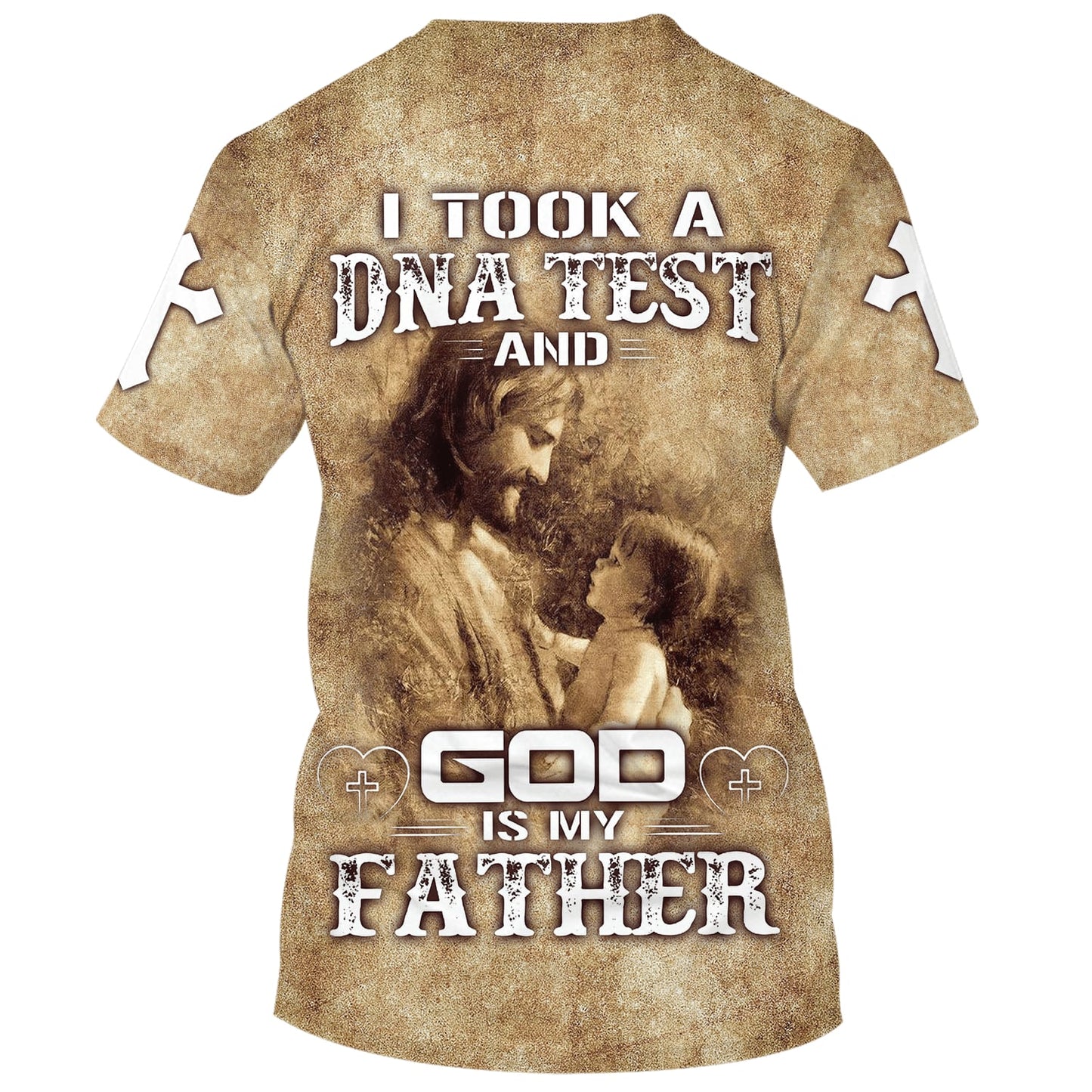 I Took A Dna Test And God Is My Father Shirts - Jesus And Baby 3d Shirts - Christian T Shirts For Men And Women