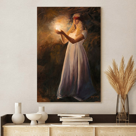 I Walk By Faith Canvas Picture - Jesus Canvas Wall Art - Christian Wall Art