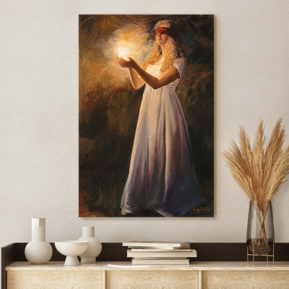 I Walk Canvas Wall Art - Jesus Canvas Pictures - Christian Canvas Wall Art