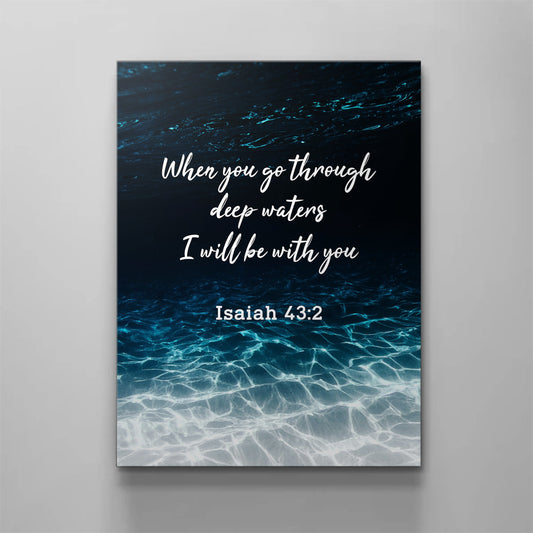 I Will Be With You Canvas - Religious Canvas Art - Christian Canvas Wall Art - Ciaocustom