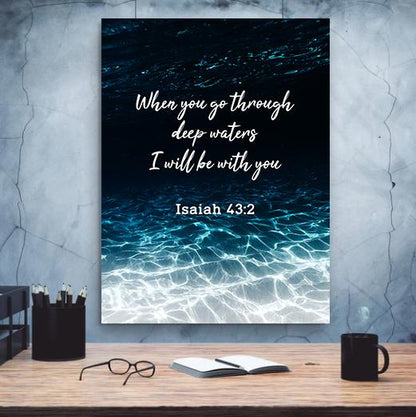 I Will Be With You Canvas - Religious Canvas Art - Christian Canvas Wall Art - Ciaocustom
