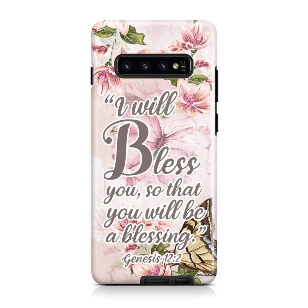 I Will Bless You So That You Will Be A Blessing Genesis 122 Phone Case - Scripture Phone Cases - Iphone Cases Christian