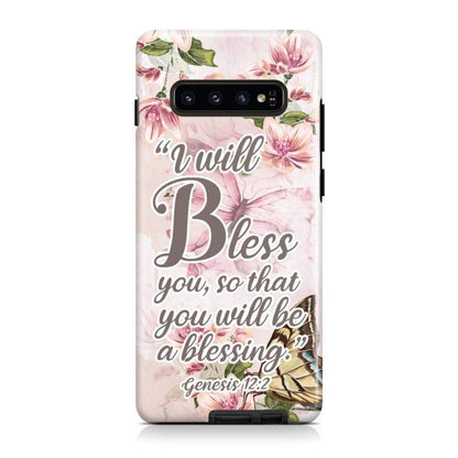I Will Bless You So That You Will Be A Blessing Genesis 122 Phone Case - Scripture Phone Cases - Iphone Cases Christian